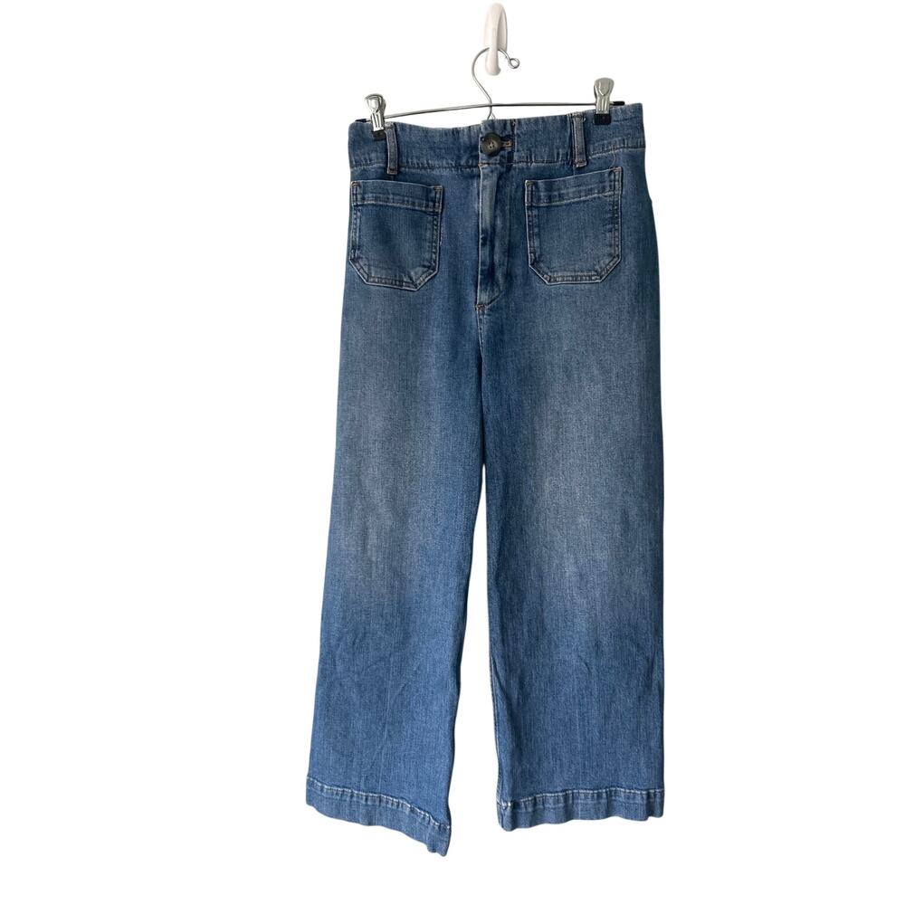 Pilcro The Skipper Wide Leg High Rise Jeans 27